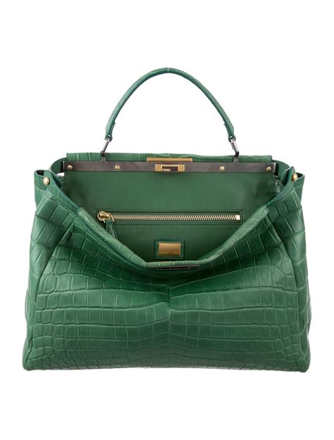 fendi peekaboo look replica|fendi peekaboo crocodile.